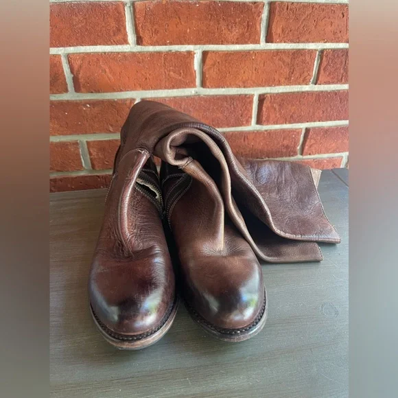 Bed Stu Manchester II Tall Lace Up Riding Leather Boot - Picture 9 of 9